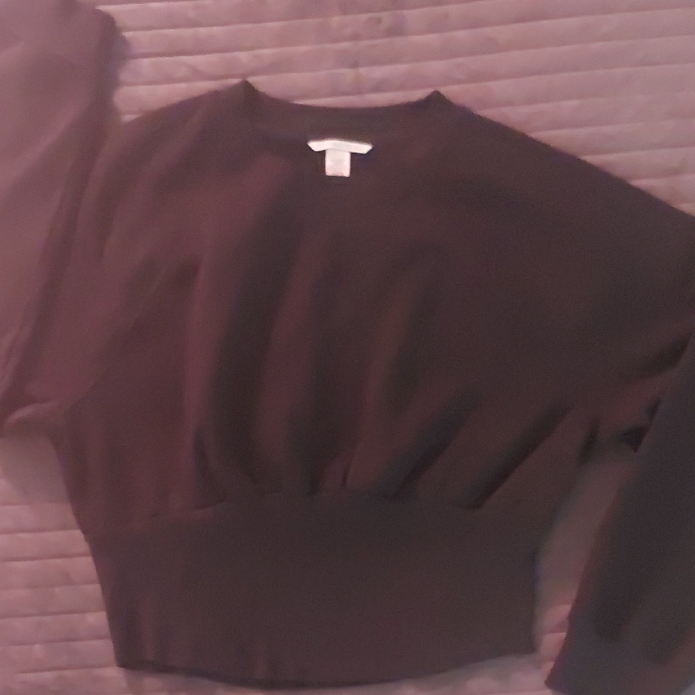 Victoria's Secret Black Crew Neck Top